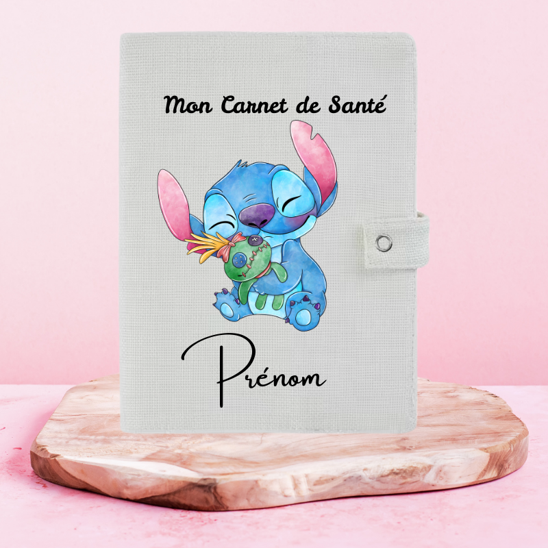 Stitch x Souillon - Protège Carnet de Santé