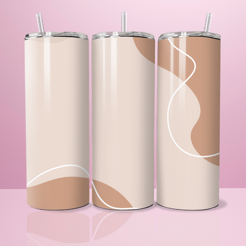 Abstract brown- Thermos 590ml