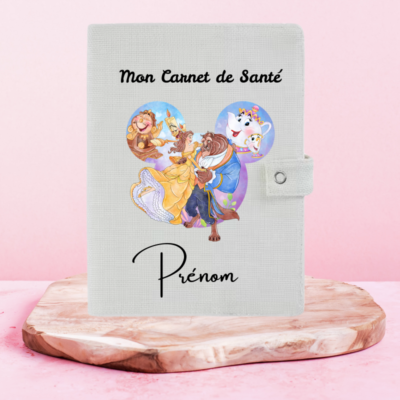La Belle et la Bête - Protège Carnet de Santé