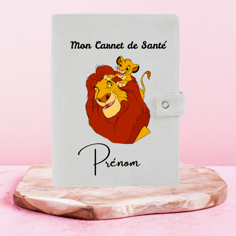 Simba x Mufasa Le Roi Lion - Protège Carnet de Santé
