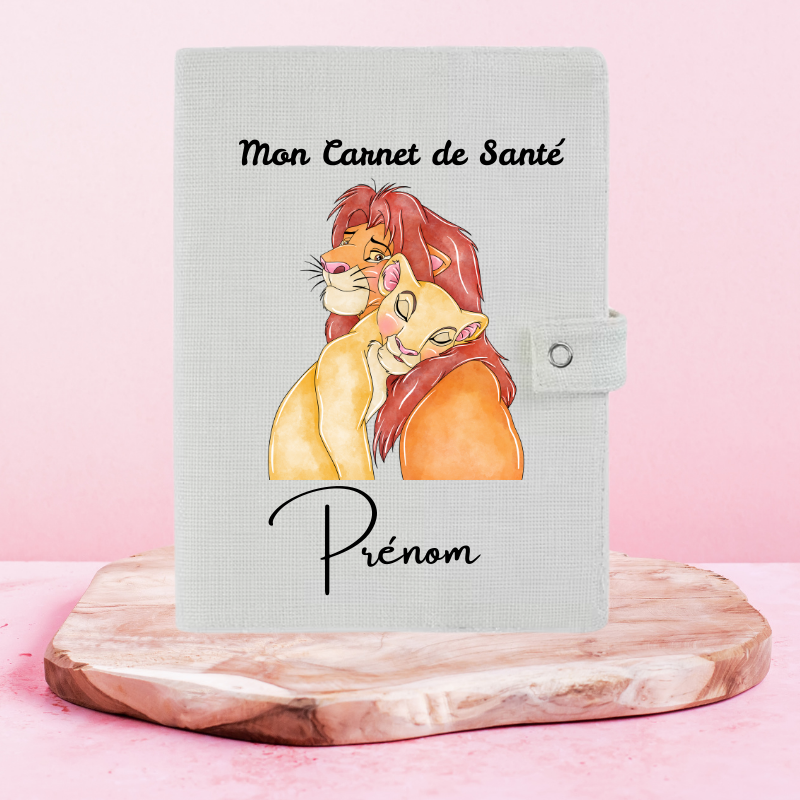 Simba x Nala - Protège Carnet de Santé