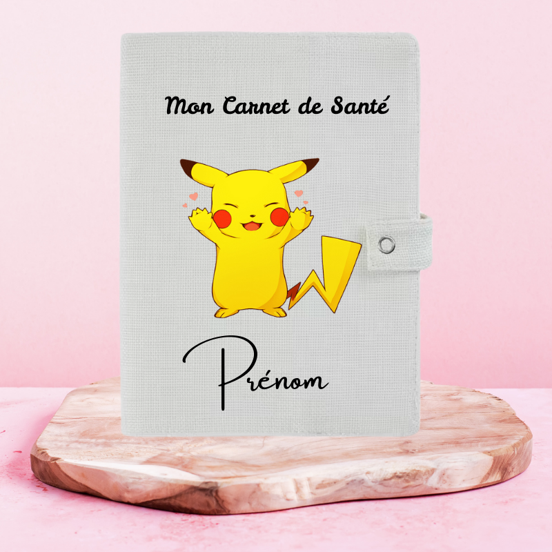 Pokemon Pikachu - Protège Carnet de Santé