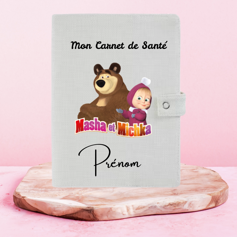Masha et Michka - Protège Carnet de Santé
