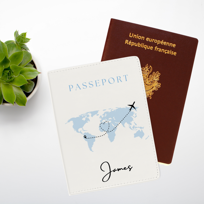 Fly Blue - Protège-passeport