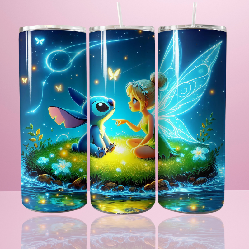Fée clochette x Stitch - Thermos 590ml