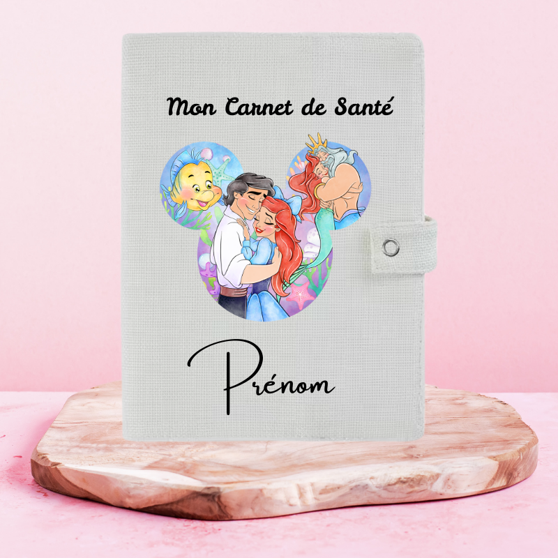 La Petite Sirène - Protège Carnet de Santé