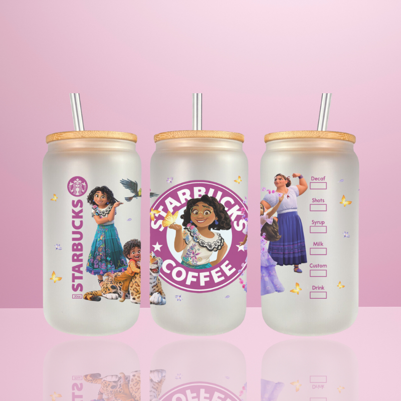 Encanto Starbucks - Verre givré avec couvercle
