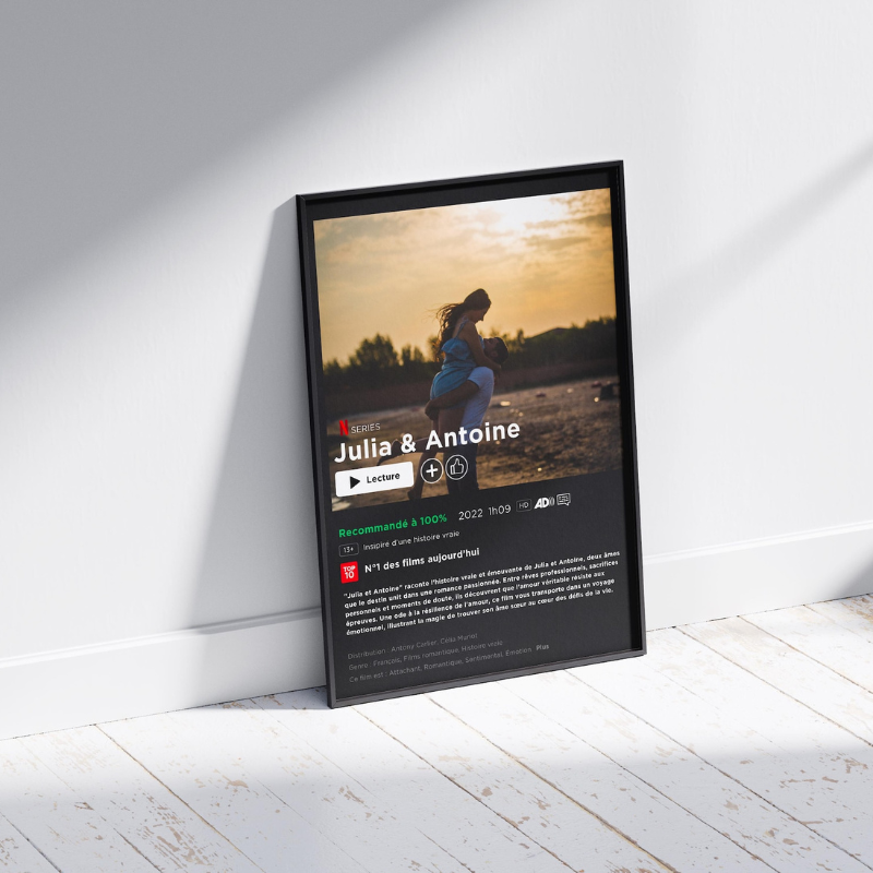 Notre film - Affiche personnalisée A3