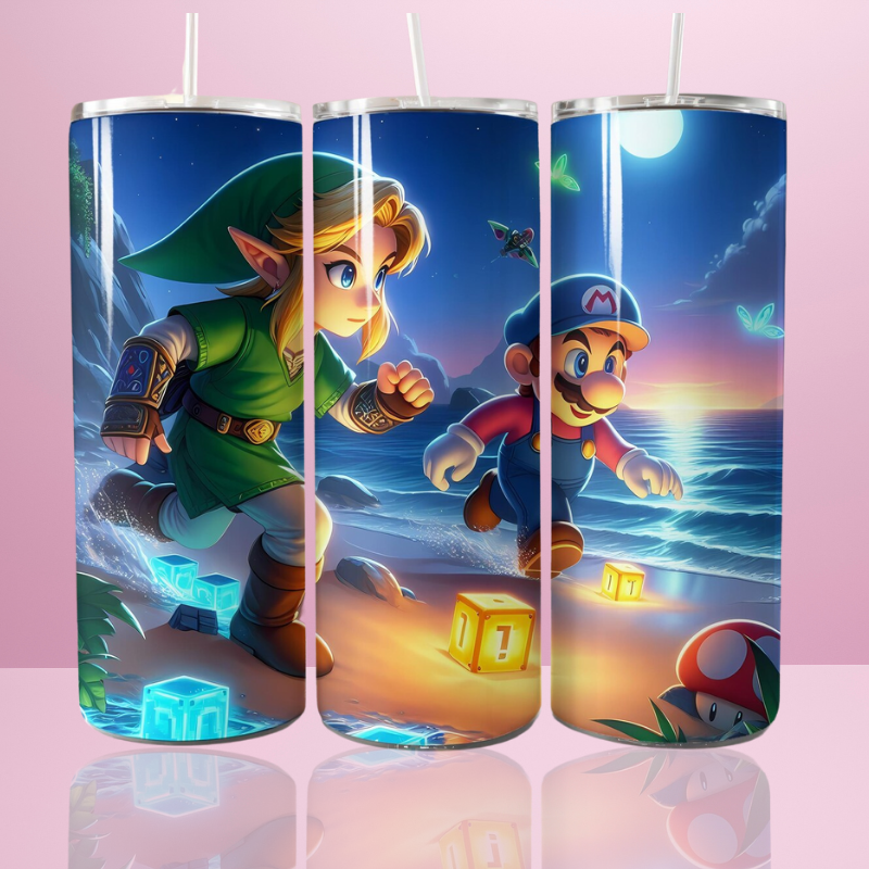 Zelda x Mario - Thermos 590ml