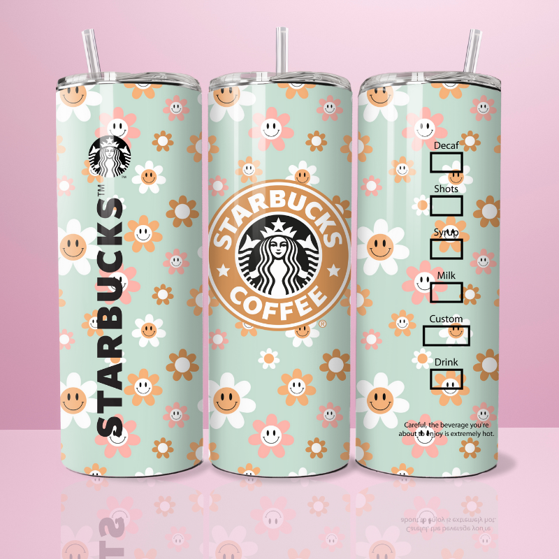 Starbucks Flower pastel - Thermos 590ml