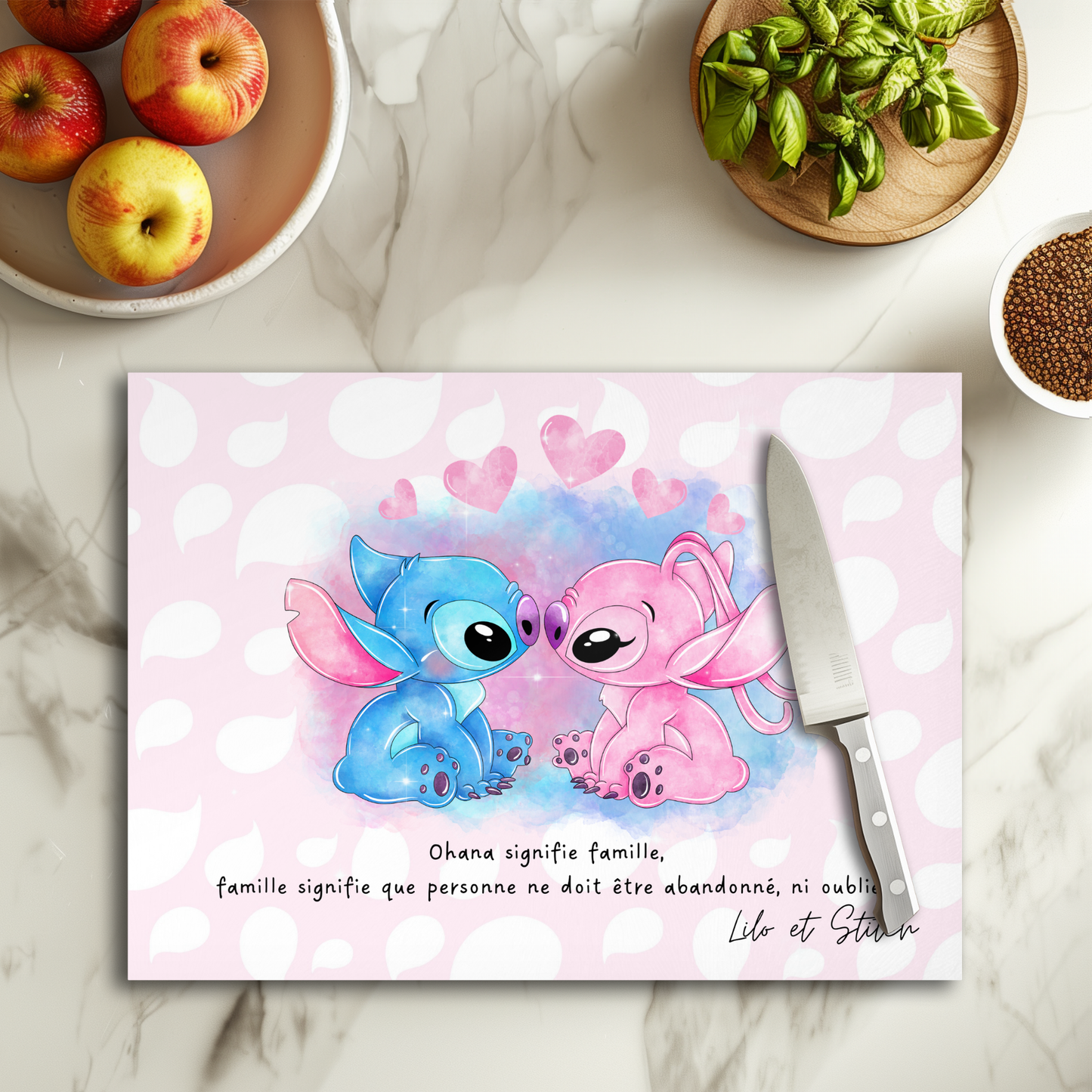 Stitch x Angel Kiss - Planche à découper