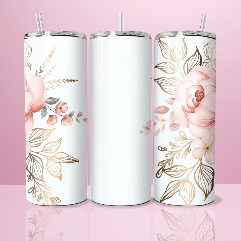 Pink flower - Thermos 590ml