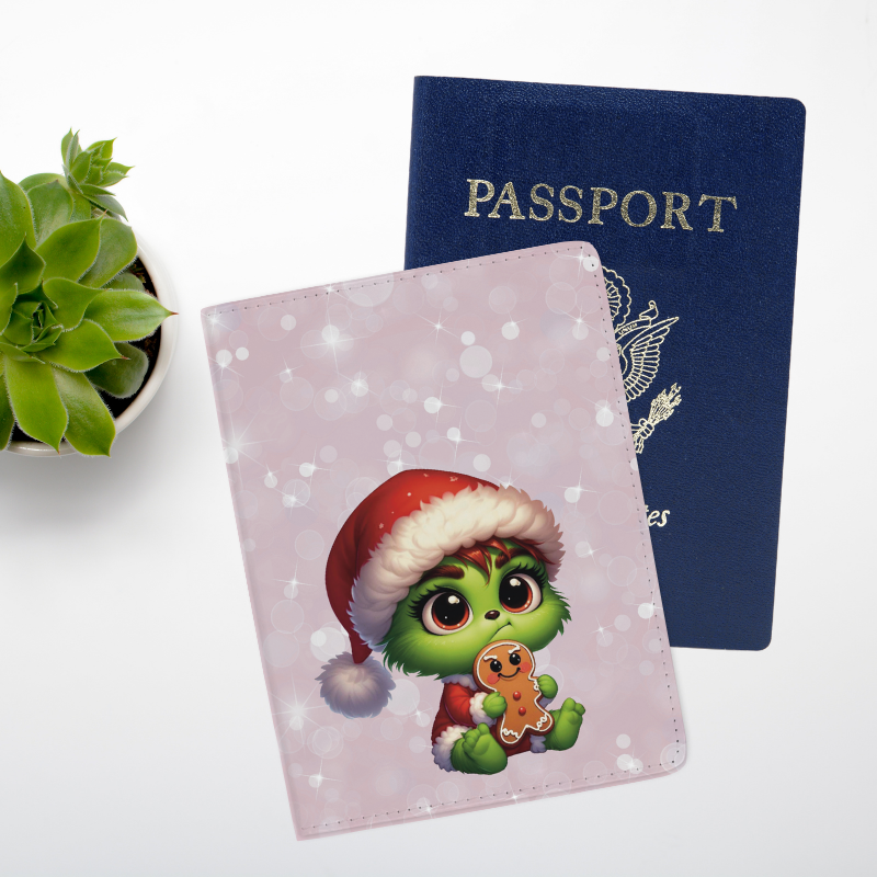 Grinch bébé noël - Protège-passeport