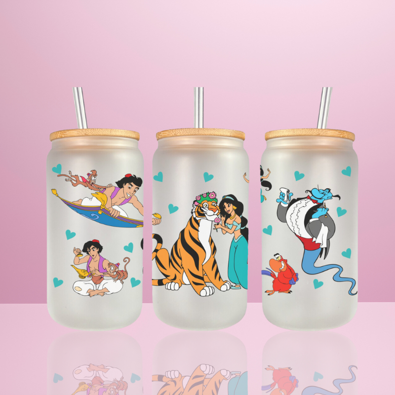 Aladdin - Verre givré avec couvercle