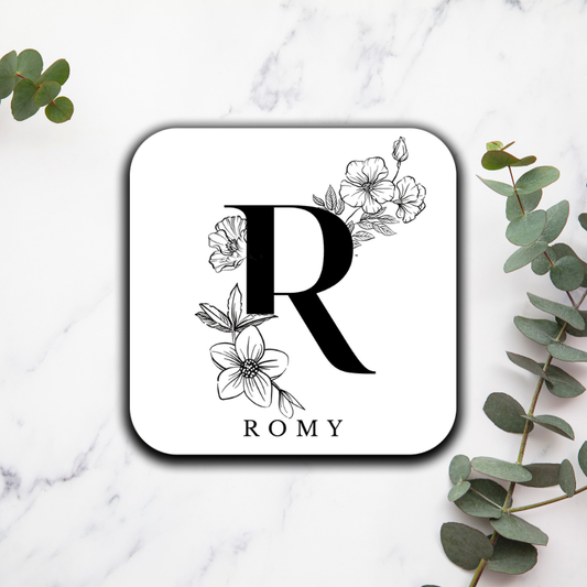 Initiale Florales - Dessous de verre