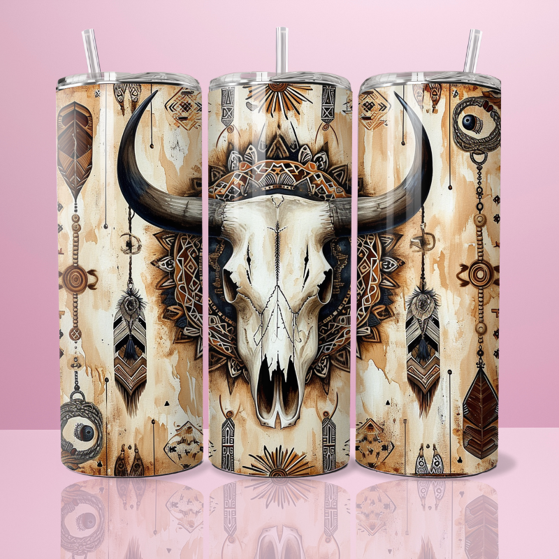 Buffalo skull - Thermos 590ml