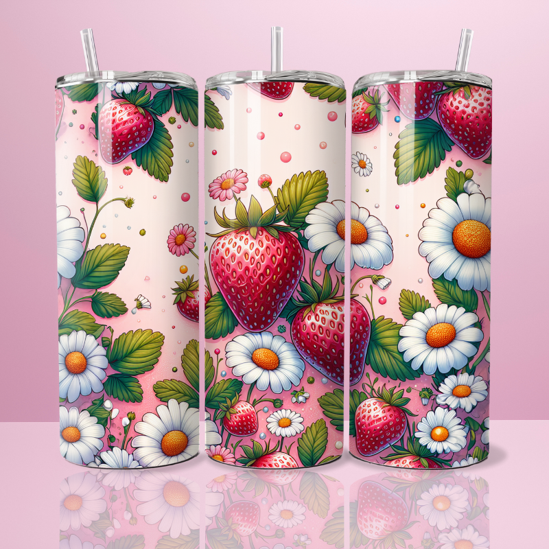 Fraise x fleur - Thermos 590ml