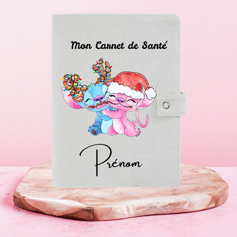 Stitch x Angel - Protège Carnet de Santé