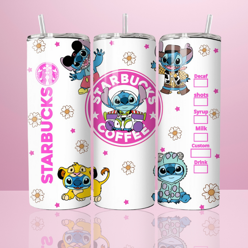 Stitch Déguisement Starbucks - Thermos 590ml