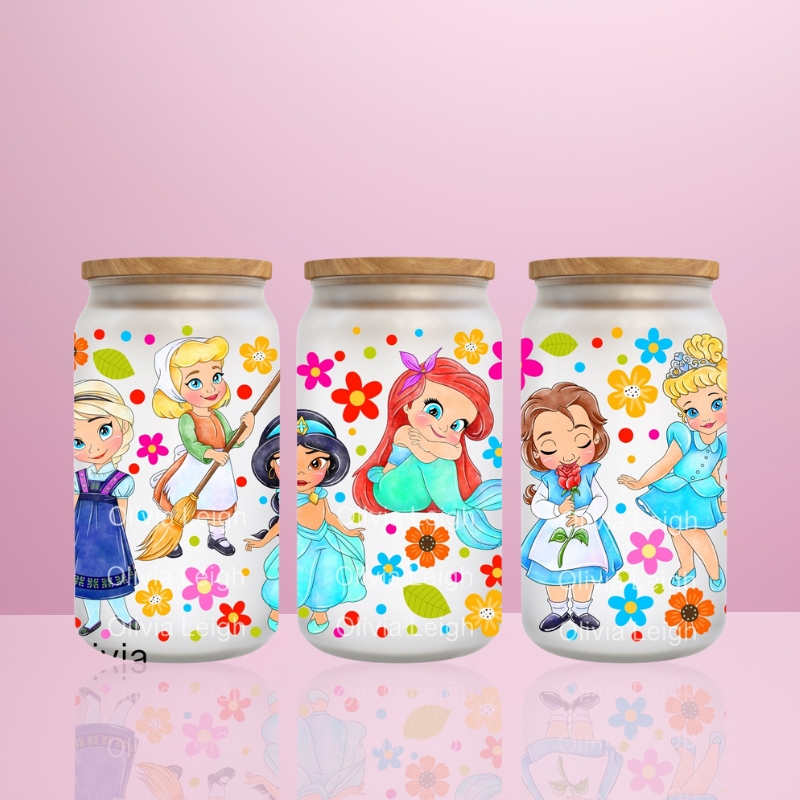 Baby Princess - Verre givré avec couvercle