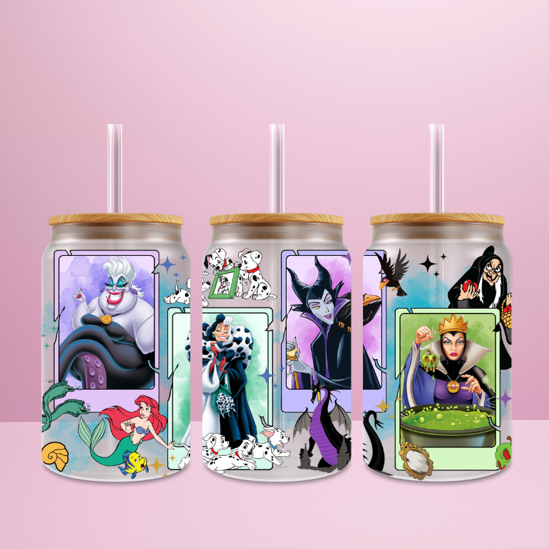 Villains - Verre givré avec couvercle