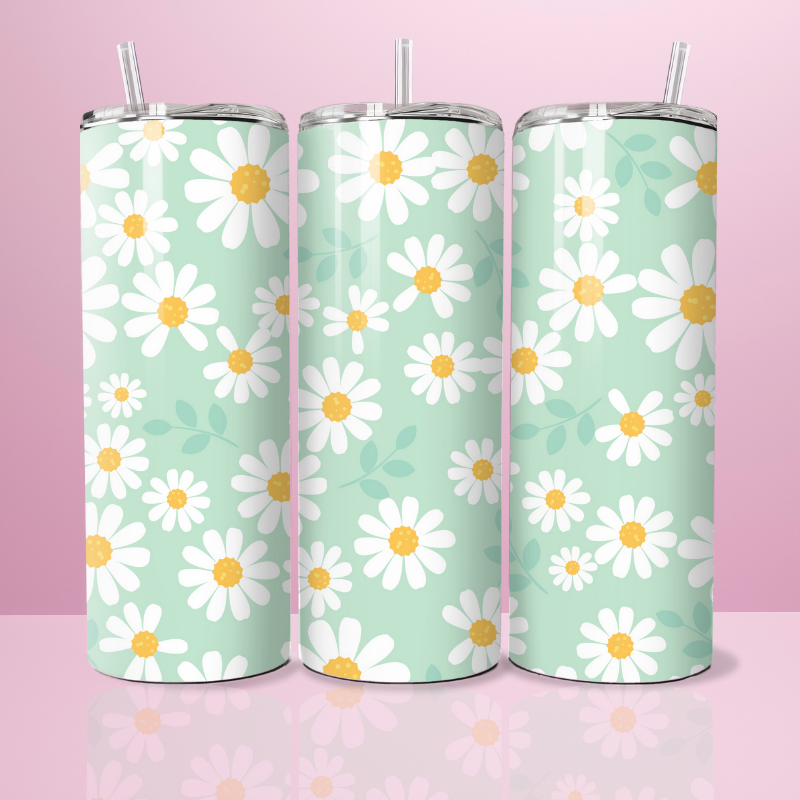 Flower green - Thermos 590ml