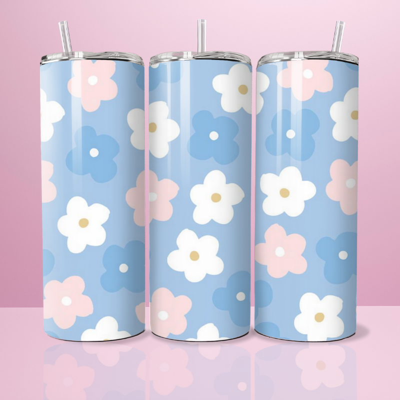 Rose x blanc x bleu - Thermos 590ml