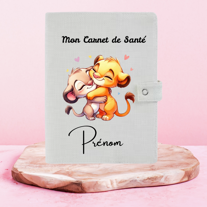 Simba x Nala - Protège Carnet de Santé