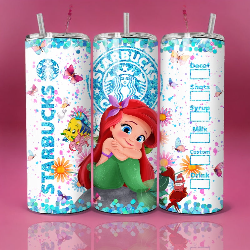 Ariel Flowers Starbucks - Thermos 590ml