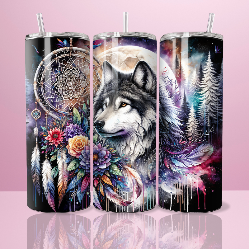 Wolf dream catcher - Thermos 590ml