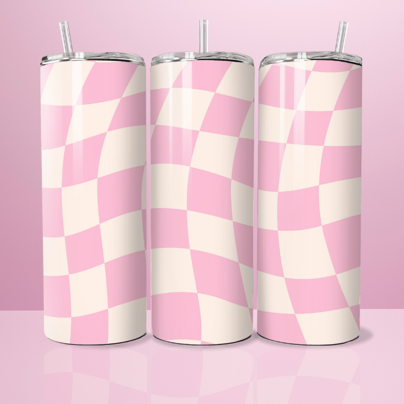 Pink x white - Thermos 590ml