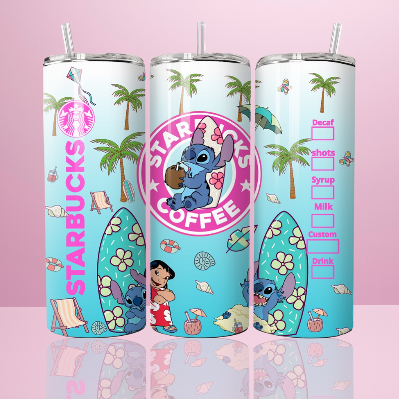 Stitch Beach Starbucks - Thermos 590ml