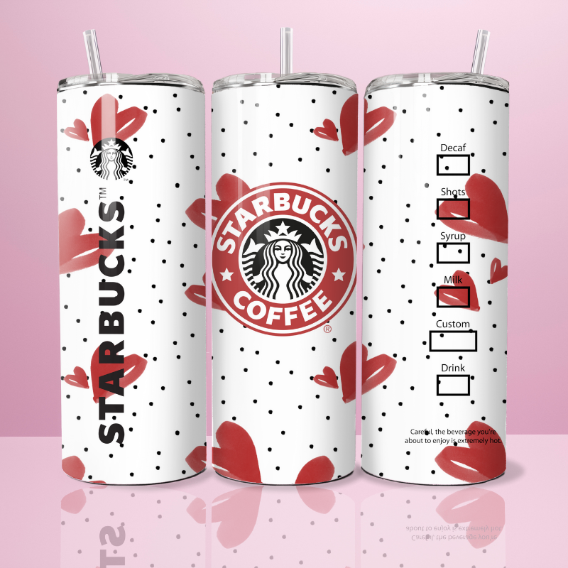 Starbucks heart red - Thermos 590ml