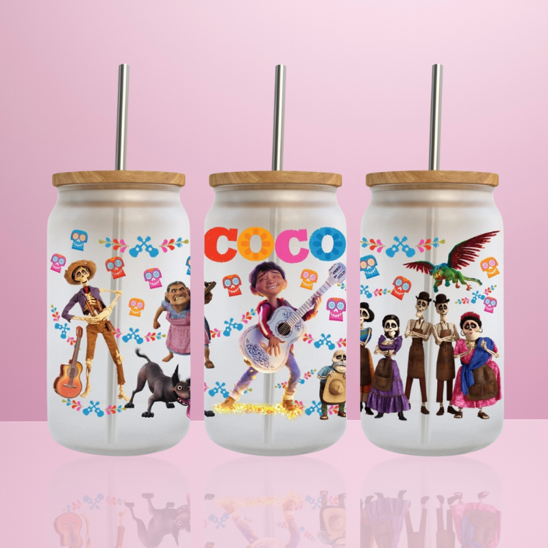 Coco - Verre givré avec couvercle