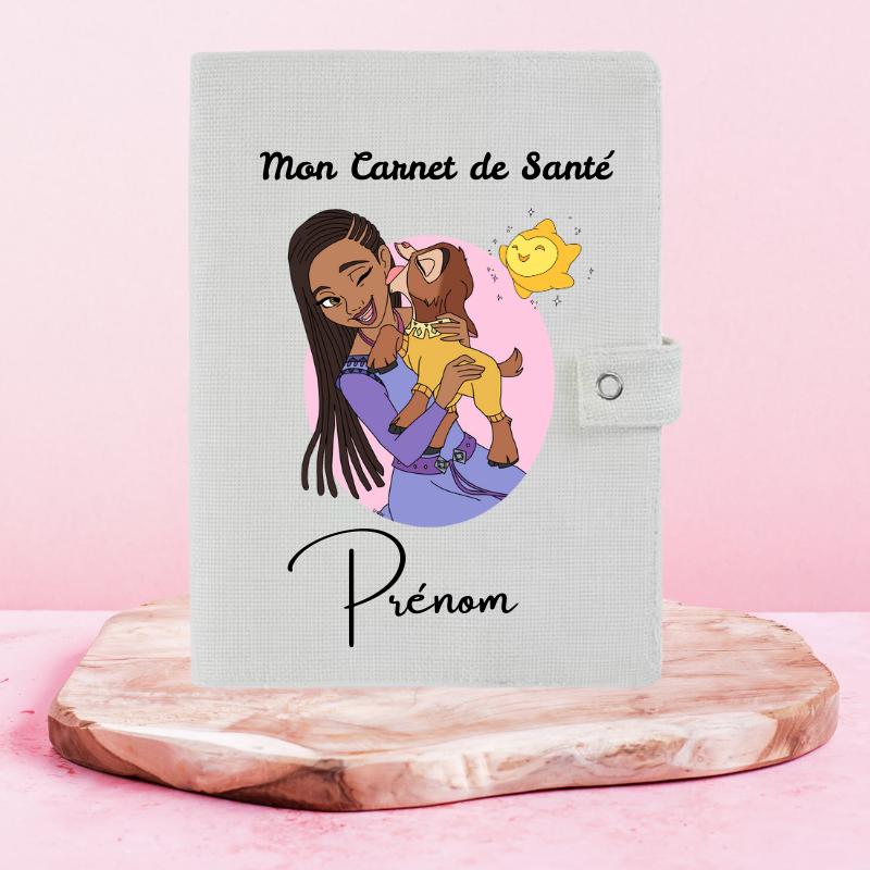 Asha et la Bonne Étoile - Protège Carnet de Santé