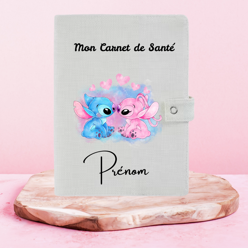 Stitch x Angel - Protège Carnet de Santé