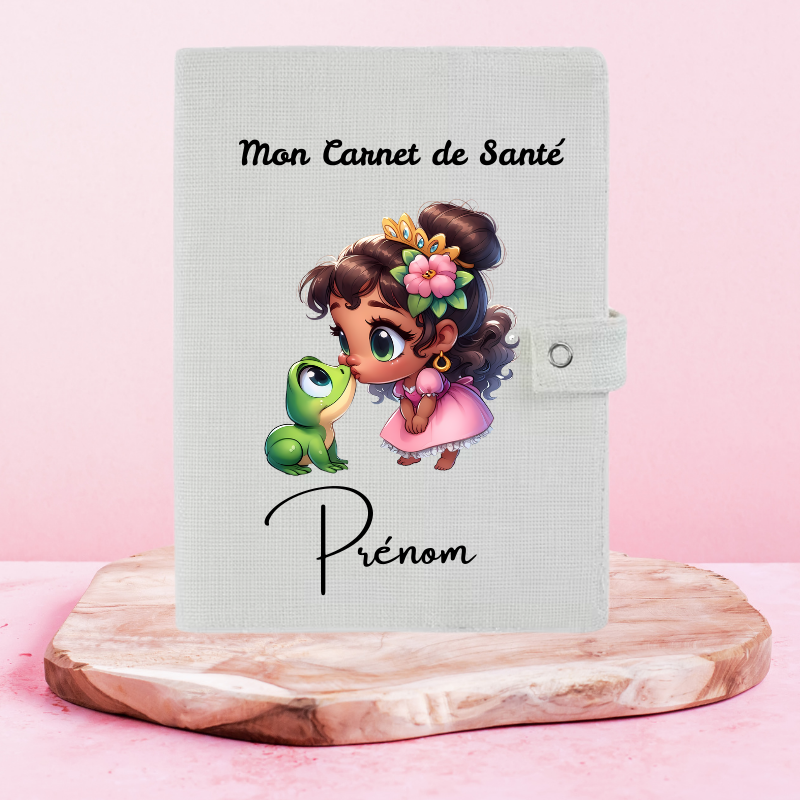 La Princesse et la grenouille - Protège Carnet de Santé