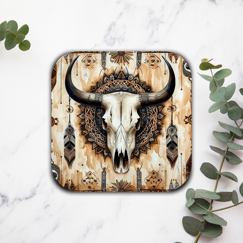 Buffalo skull - Dessous de verre