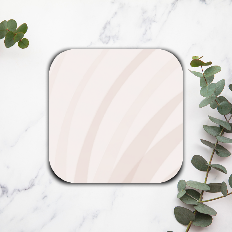 Beige leaf - Dessous de verre