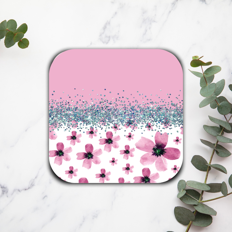 Glitter pink - Dessous de verre