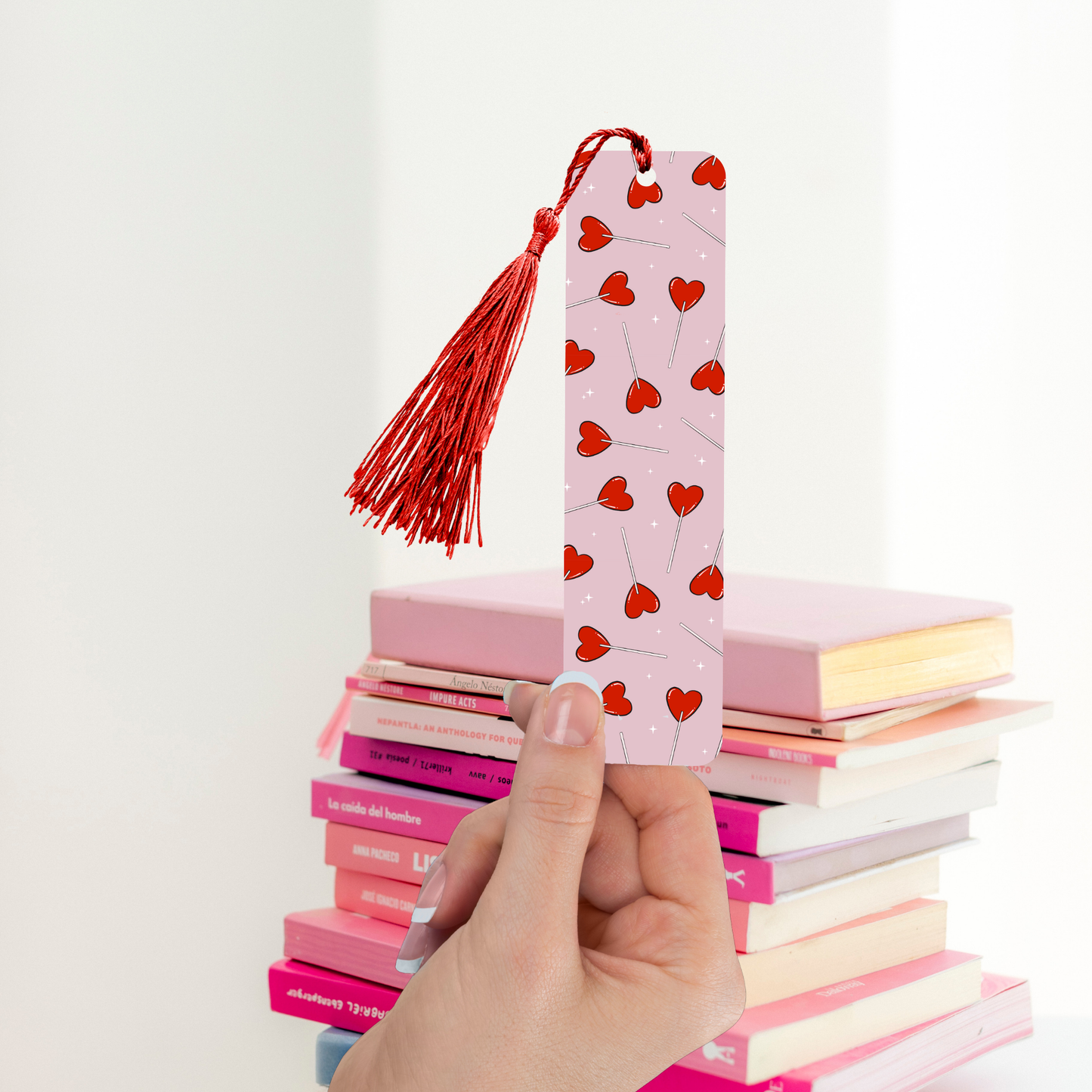 Coeur rouge - Marque page