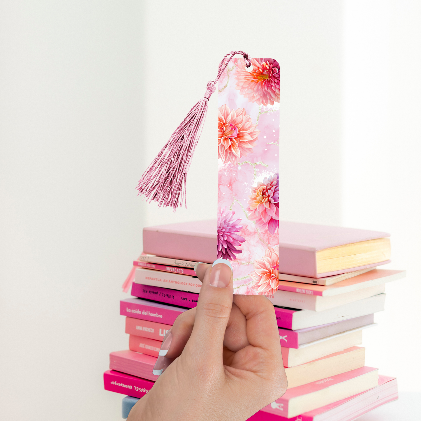 Flower rose x orange - Marque page