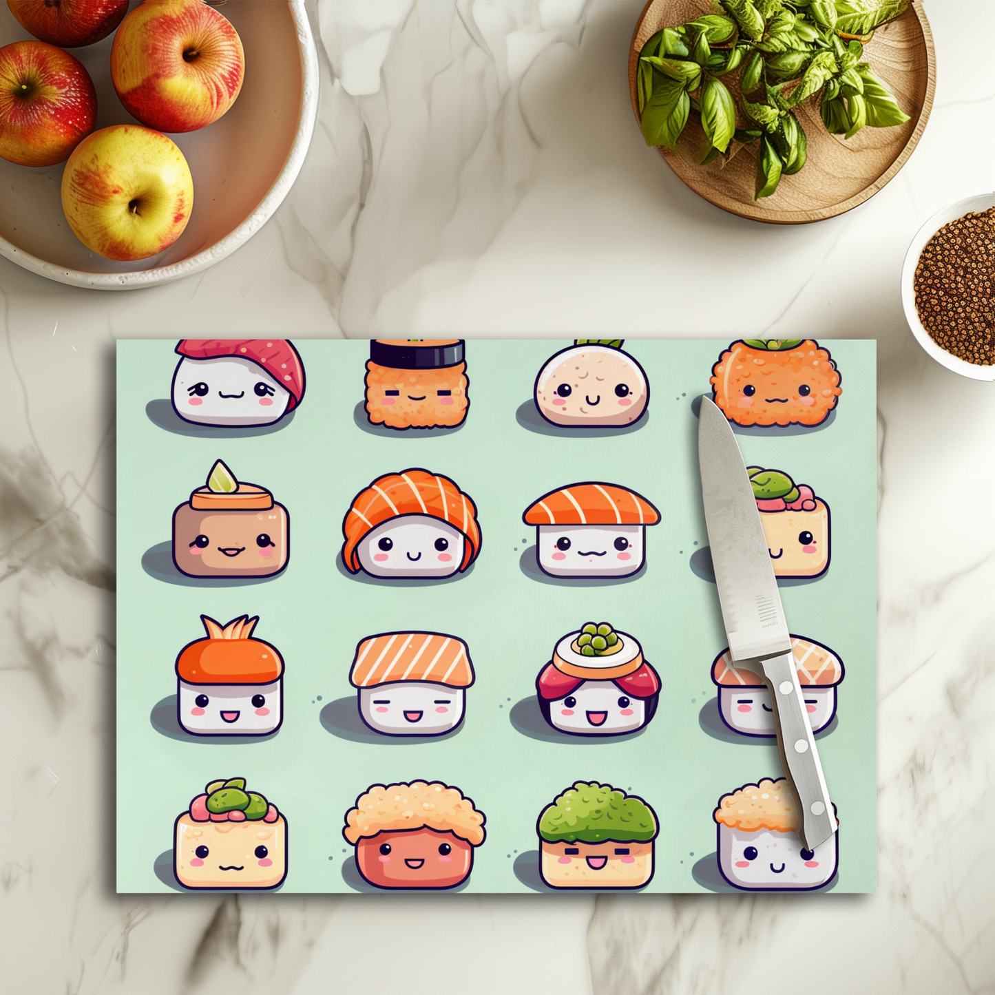 Sushi cute - Planche à découper