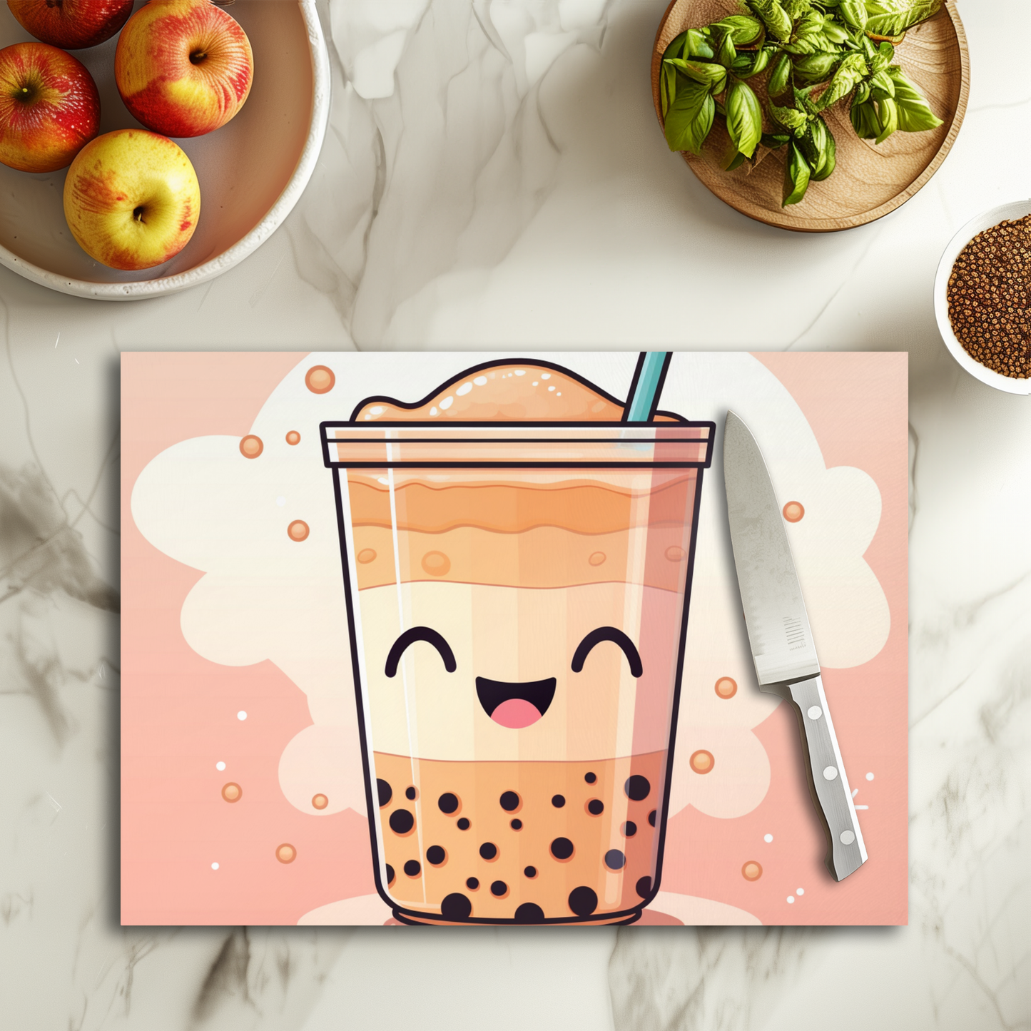 Bubble tea - Planche à découper