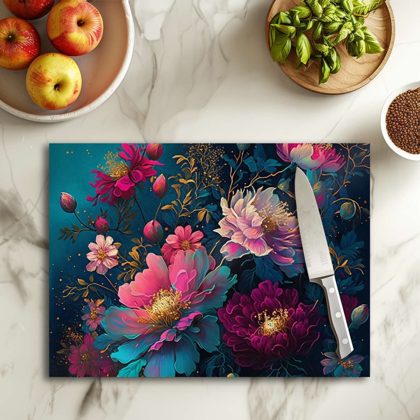 Flower mix - Planche à découper