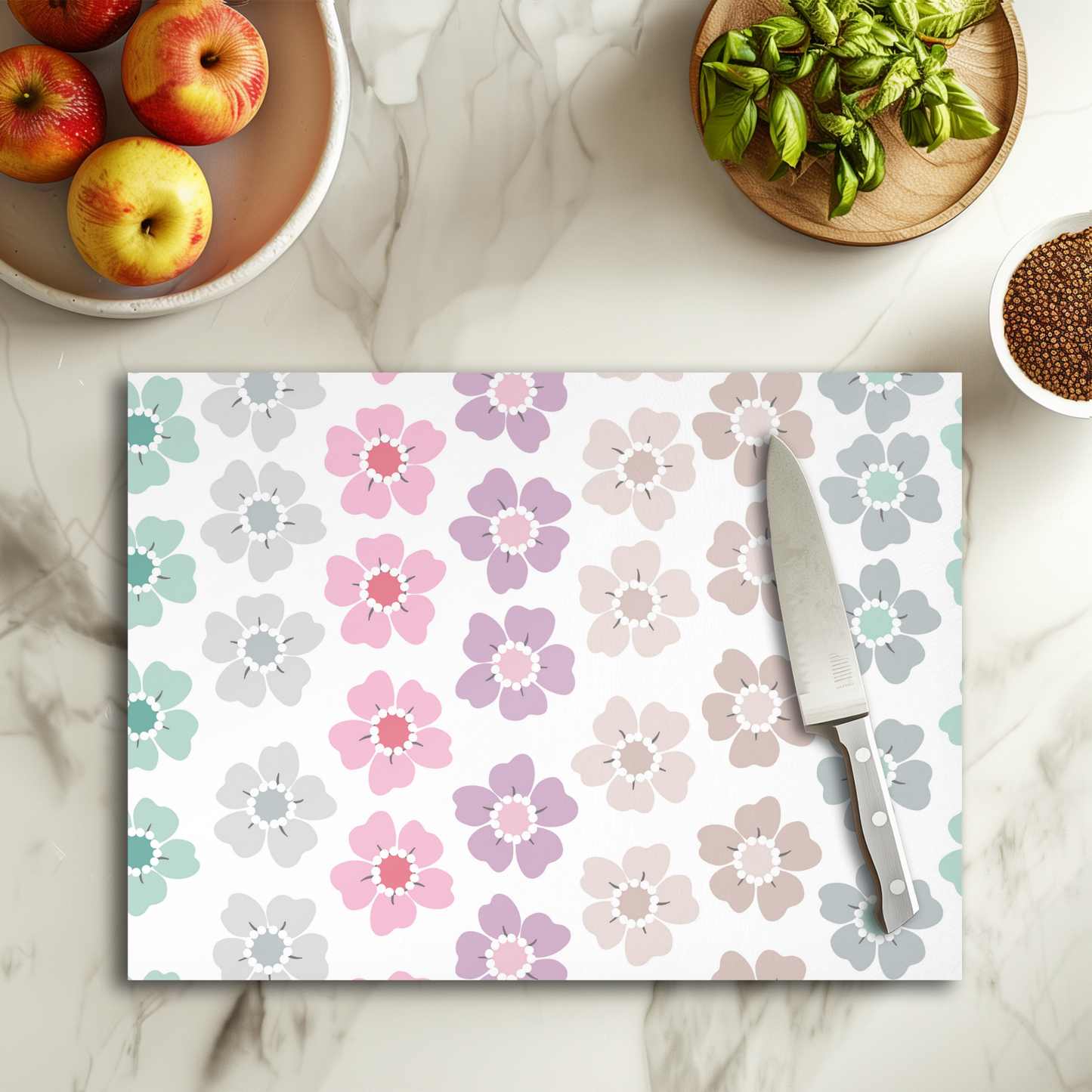Color flower - Planche à découper