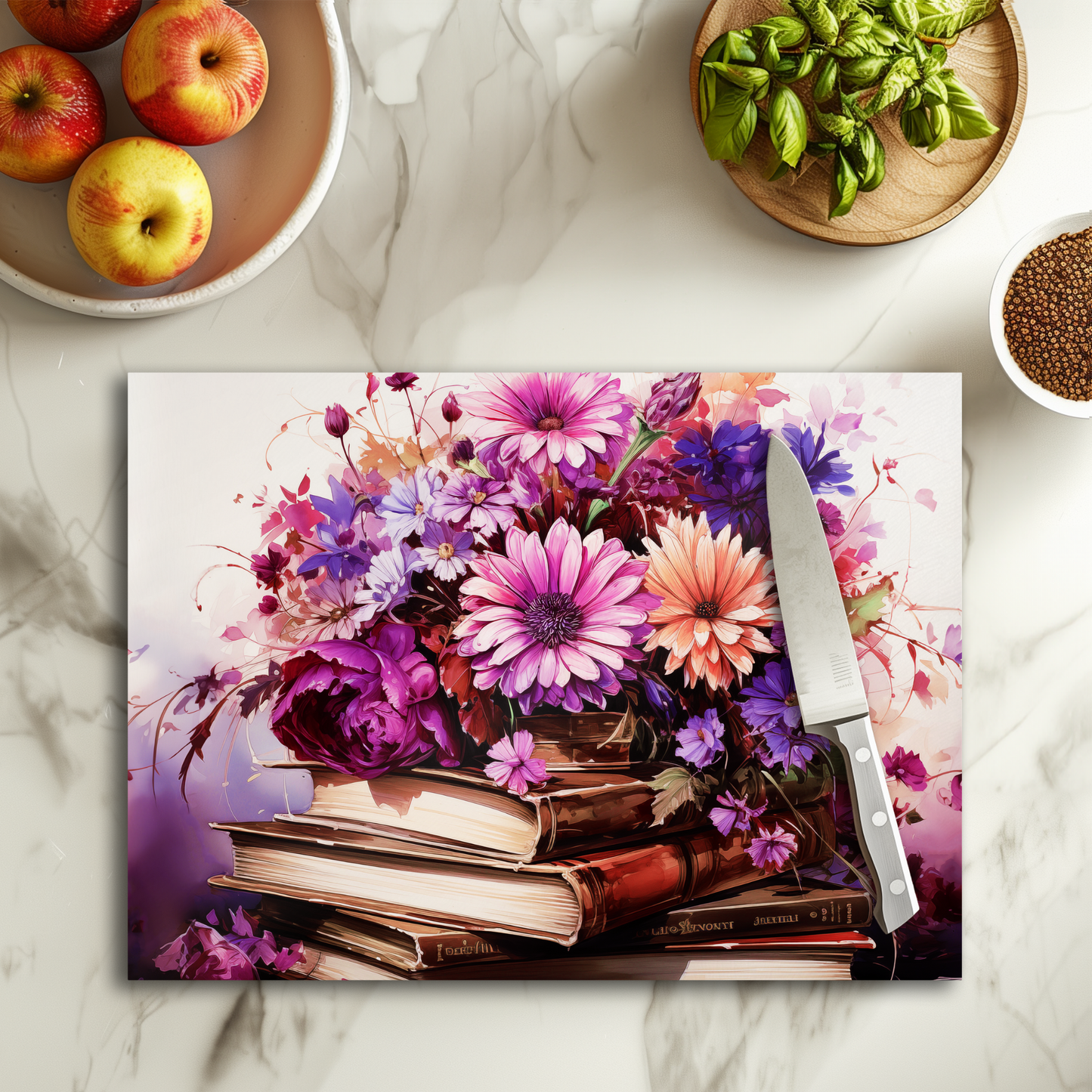 Flower book - Planche à découper