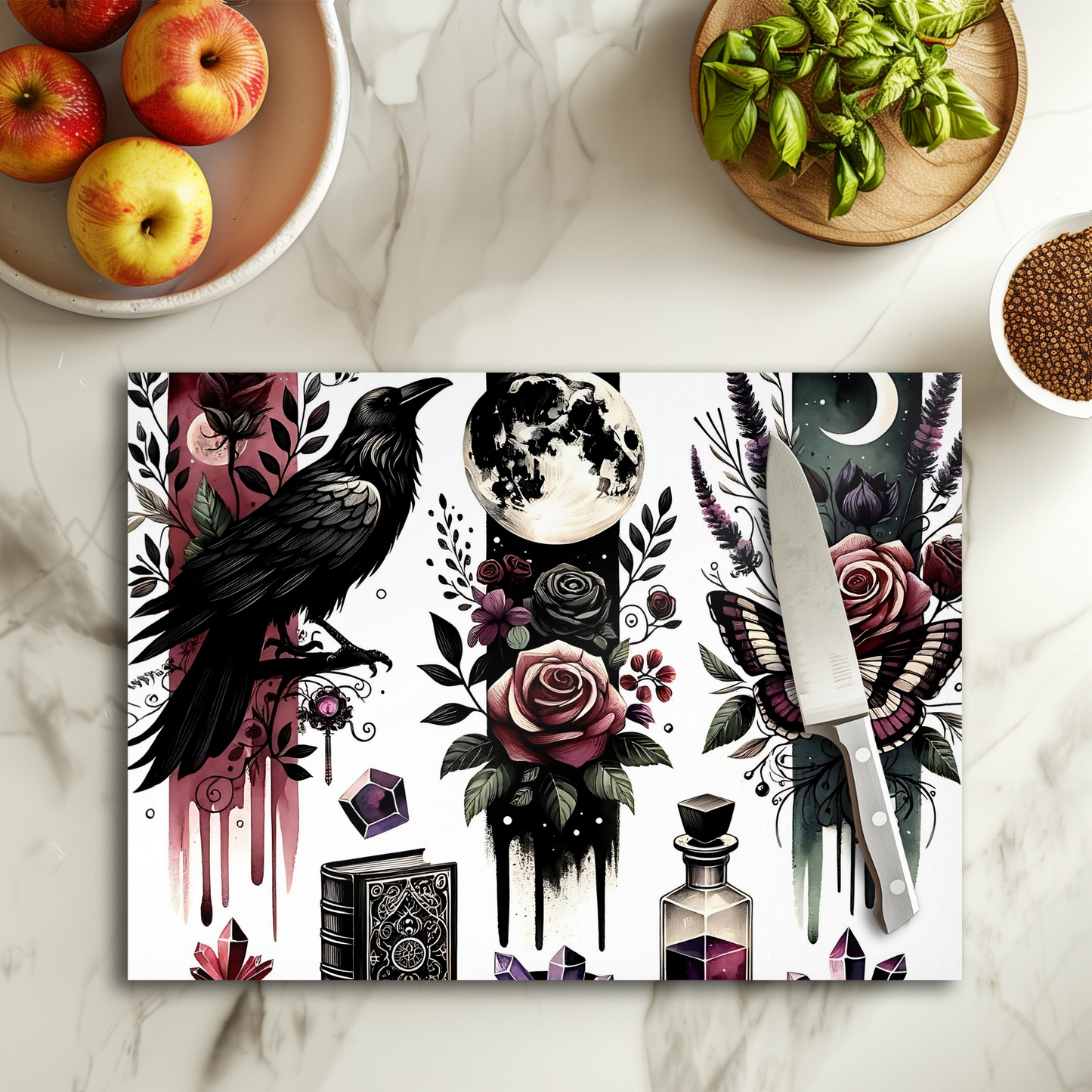 Night crow - Planche à découper