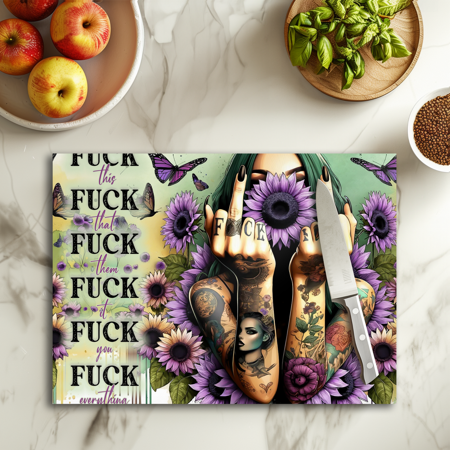 F*ck fly - Planche à découper