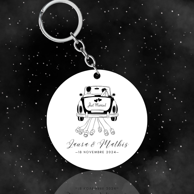 Just married - Porte clés